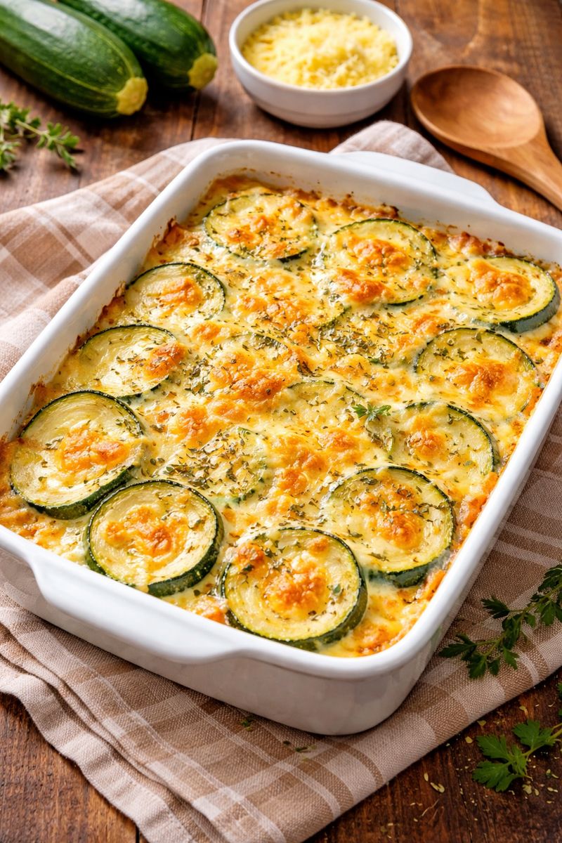 gratin de courgettes économique facile et rapide