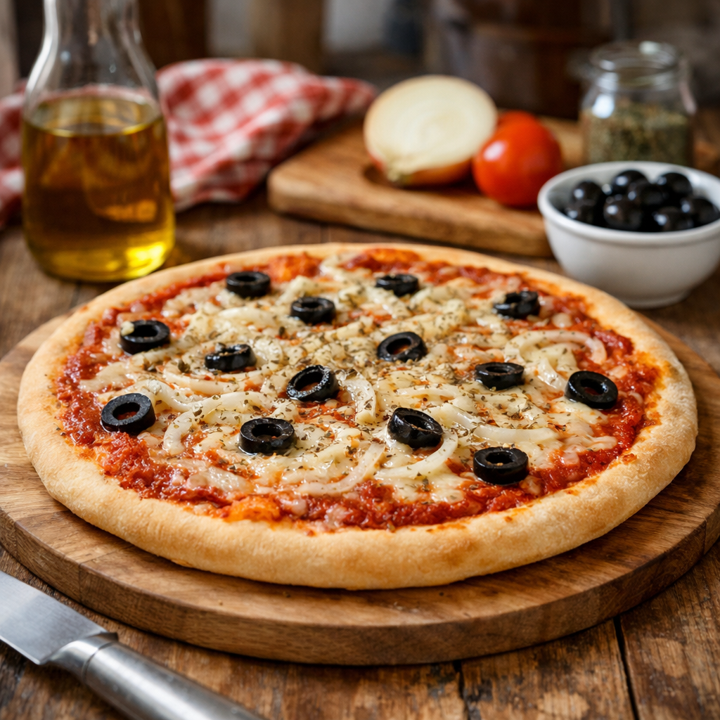 pizza maison rapide économique, facile, pour débutant, pas chère