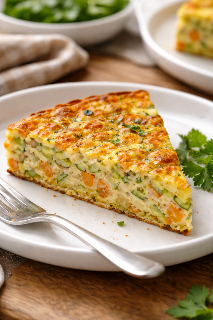 quiche sans pâte aux légumes économique et facile